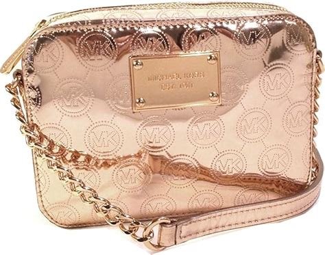 michael kors logo ring rose gold|michael kors crossbody rose gold.